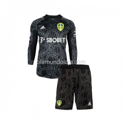 Camisola Leeds United Guarda-redes Criança Equipamento Primeiro 2022-2023 Manga Comprida
